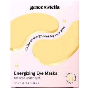Grace & Stella Energizing Under Eye Mask - Gold - 6 Pairs